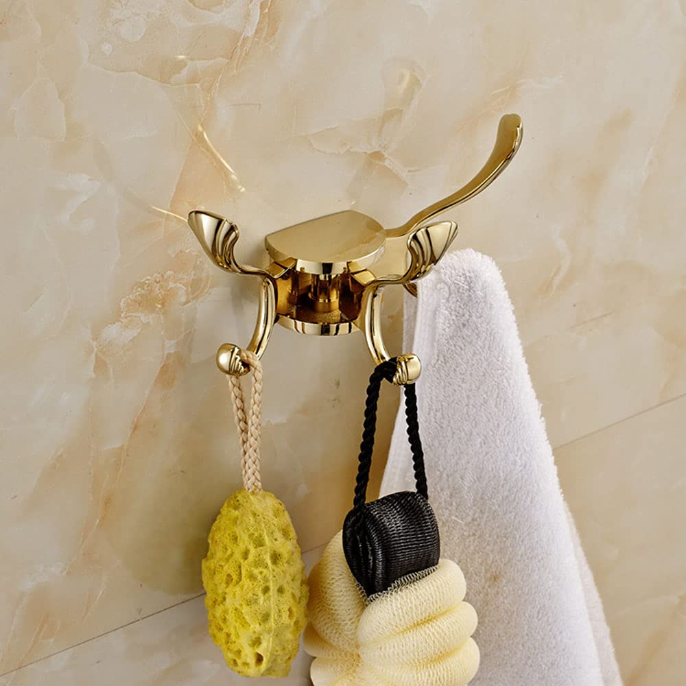 tiras Command, Perchero giratorio de metal, plegable, montado en la pared(Onecolor)