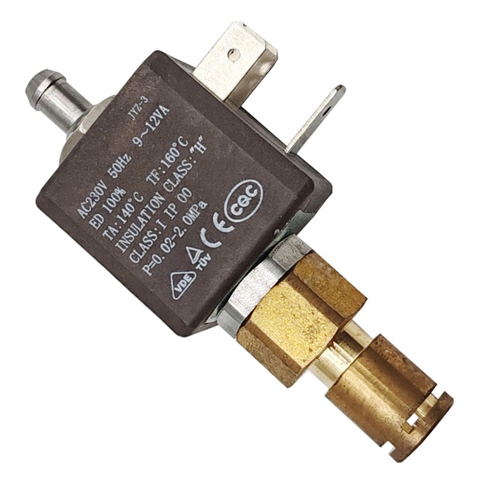 HZBB Temperature Resistance 230V Solenoid Adapter 2.0MPa for Espresso Machine Steamin Brewing Applications Espresso Adapter Replacement
