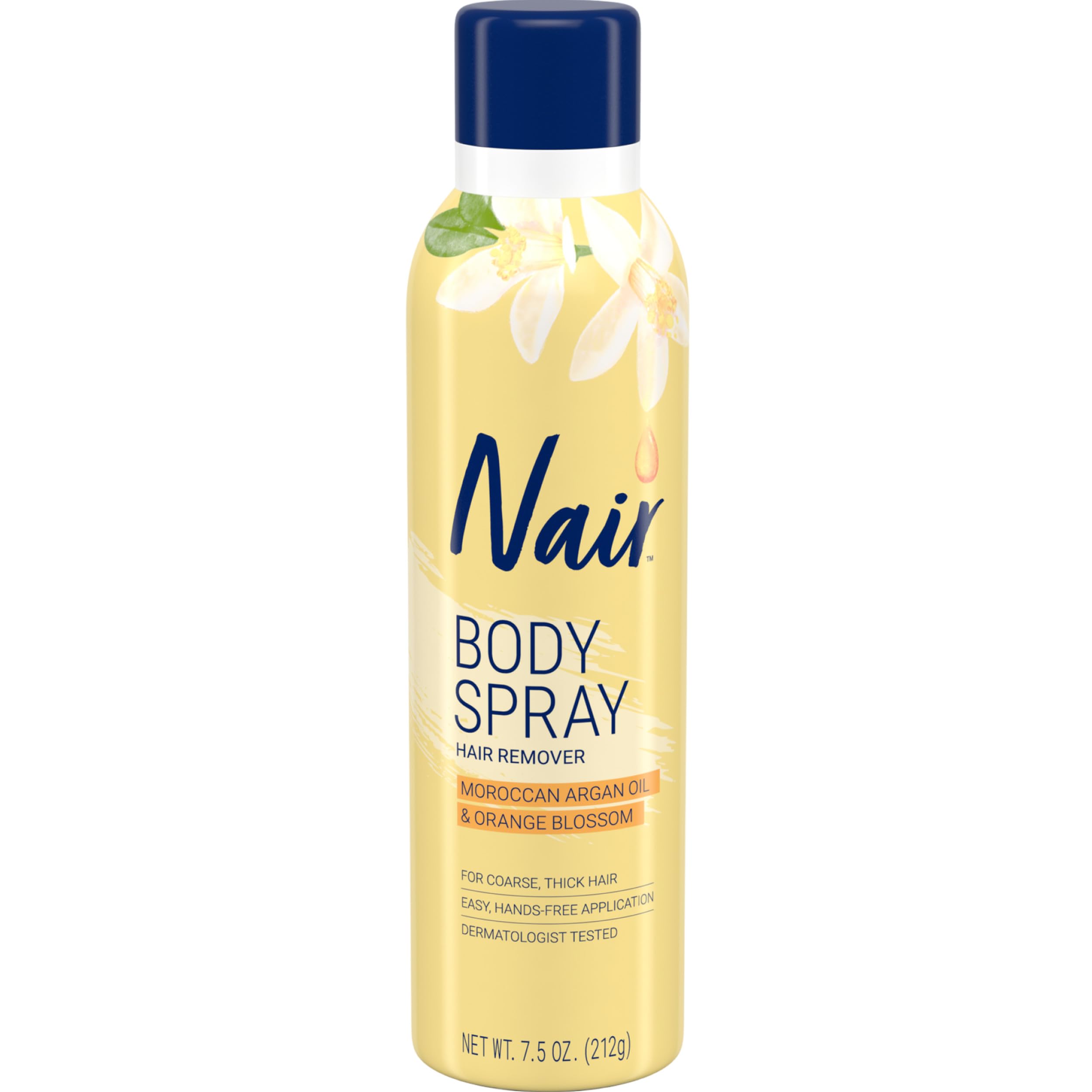 NairHair Remover Body Spray, Arm, Leg and Bikini Hair Removal Spray, 7.5 Oz Can