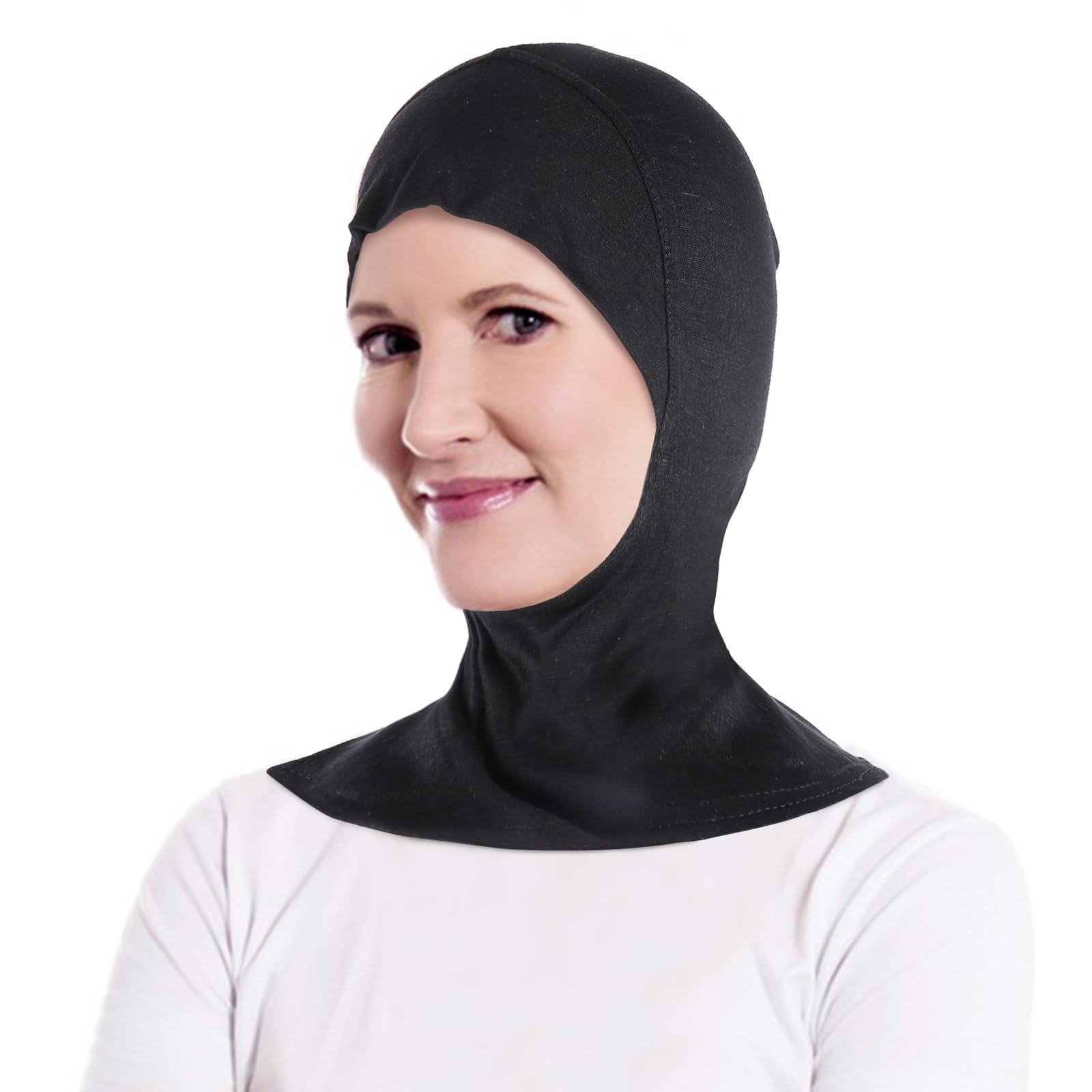 Cappello Sulla Fronte Incrociata Con Sciarpa In Chiffon Hijab - Foto 10