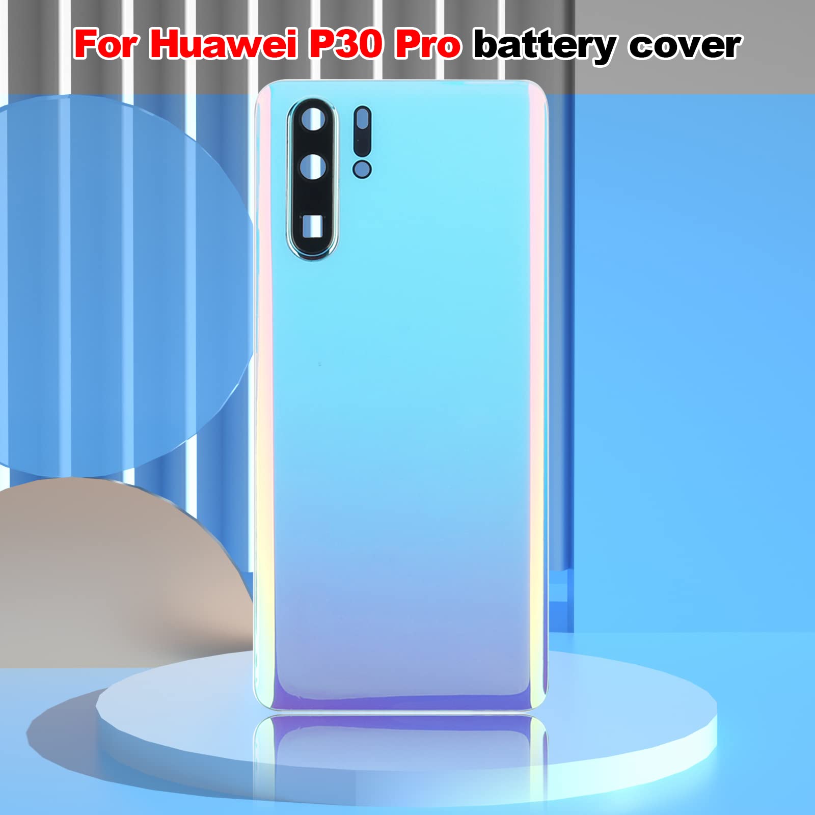Coperchio Batteria Posteriore Per Huawei P30 PRO - Ricambio Nero Con Vassoio SIM E Strumento - Foto 8
