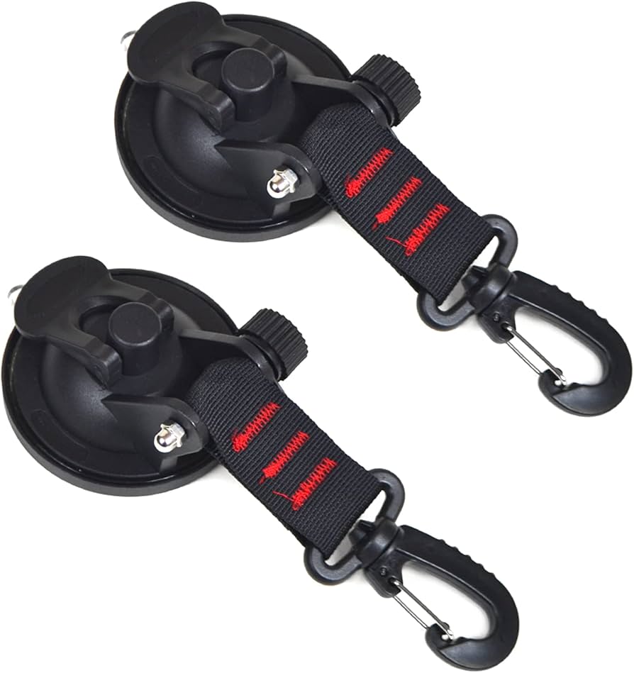 Amazon | [ネクサスジャパン] カラビナフック付き吸盤 2個セット 耐