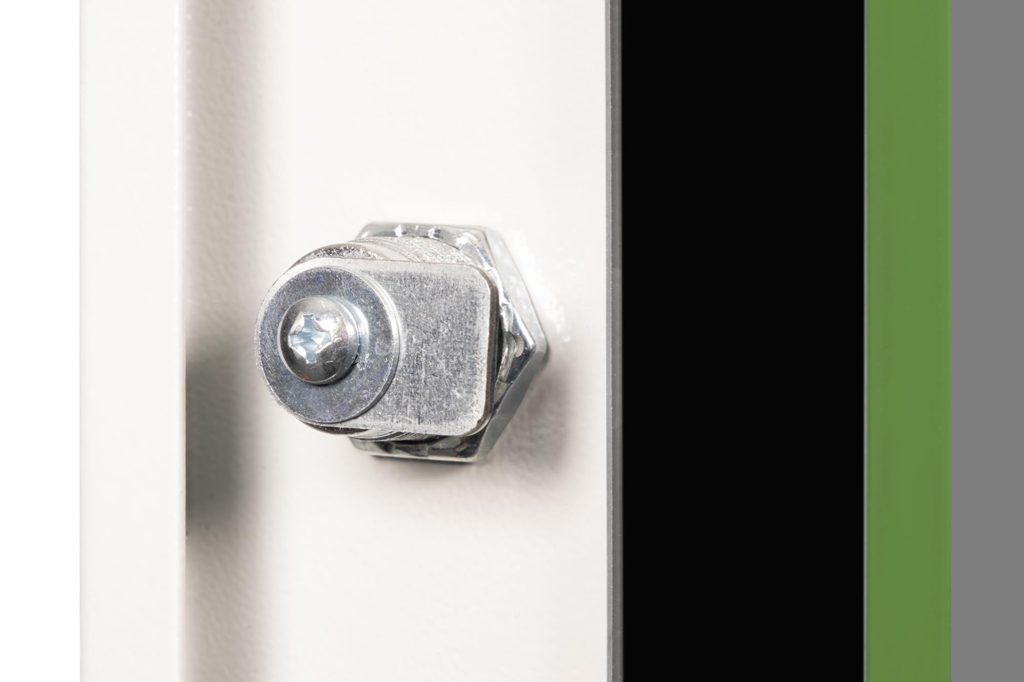 DIGITUS Glas-Ersatztür für Unique Netzwerkschrank – 12 HE – passend für DN-19 12-U, DN-19 12U-6/6, DN-19 12-U-3 – mit Schloss und Schlüssel – Sicherheitsglas – Grau