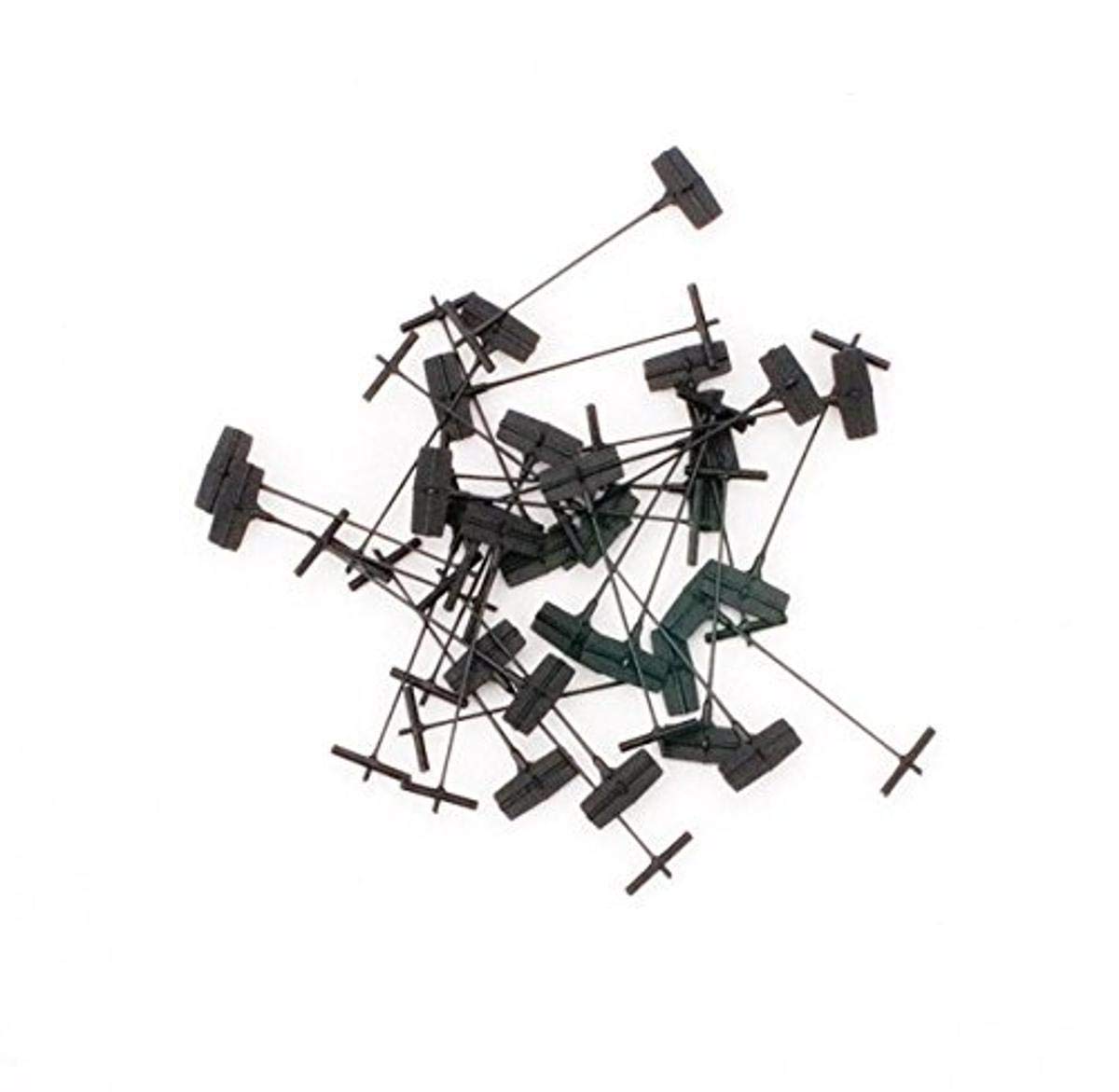 NAHANCO 954718 ½” Standard Black Tagging Gun Fasteners/Barbs, 5000/Carton