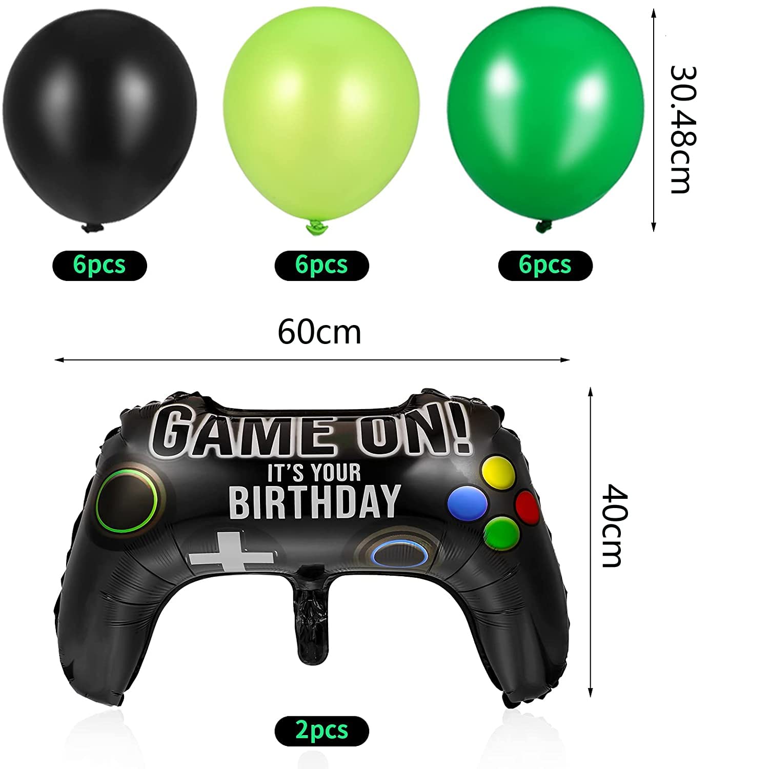 Amazon | 風船バルーン ビデオゲーム 誕生日 パーティー