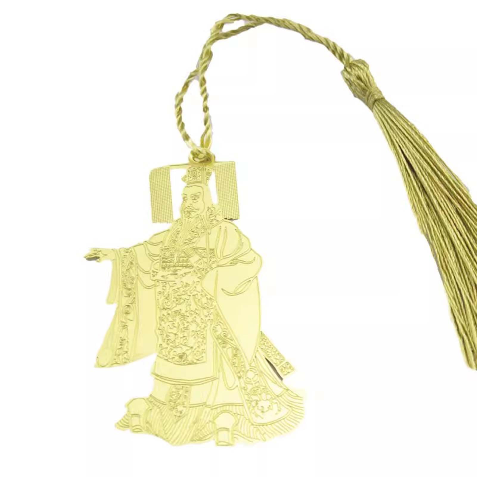 Koliyn Creative Terracotta Warriors Bookmark 4-Piece Gift Set, Bronze Terracotta Warriors Bookmark Set