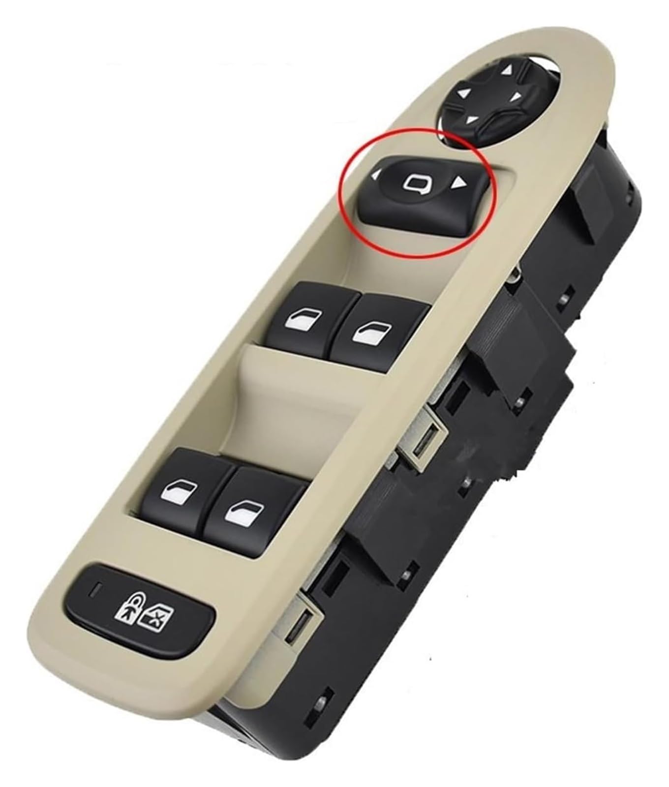 Bouton lève-vitre Citroën C5 bloqué solution de remplacement rapide commande 96644915XT - 4
