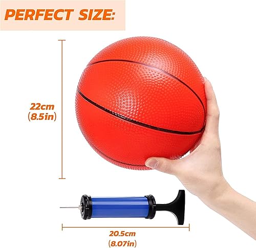 Miniatura 3 de TNELTUEB Reemplazo de baloncesto para piscina de 8.5 pulgadas, mini aro de pelota de baloncesto para interiores y exteriores, se adapta a todos los