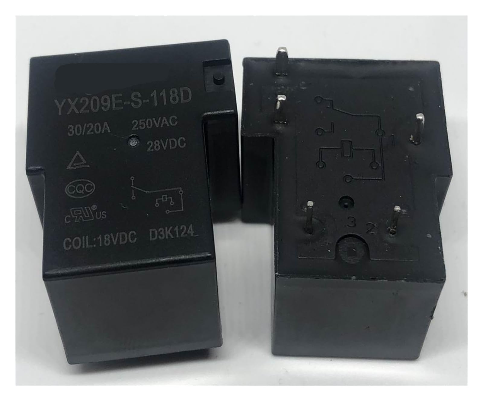 Relé YX209E-S-118D con capacidad de 30A para alta resistencia de corriente 3