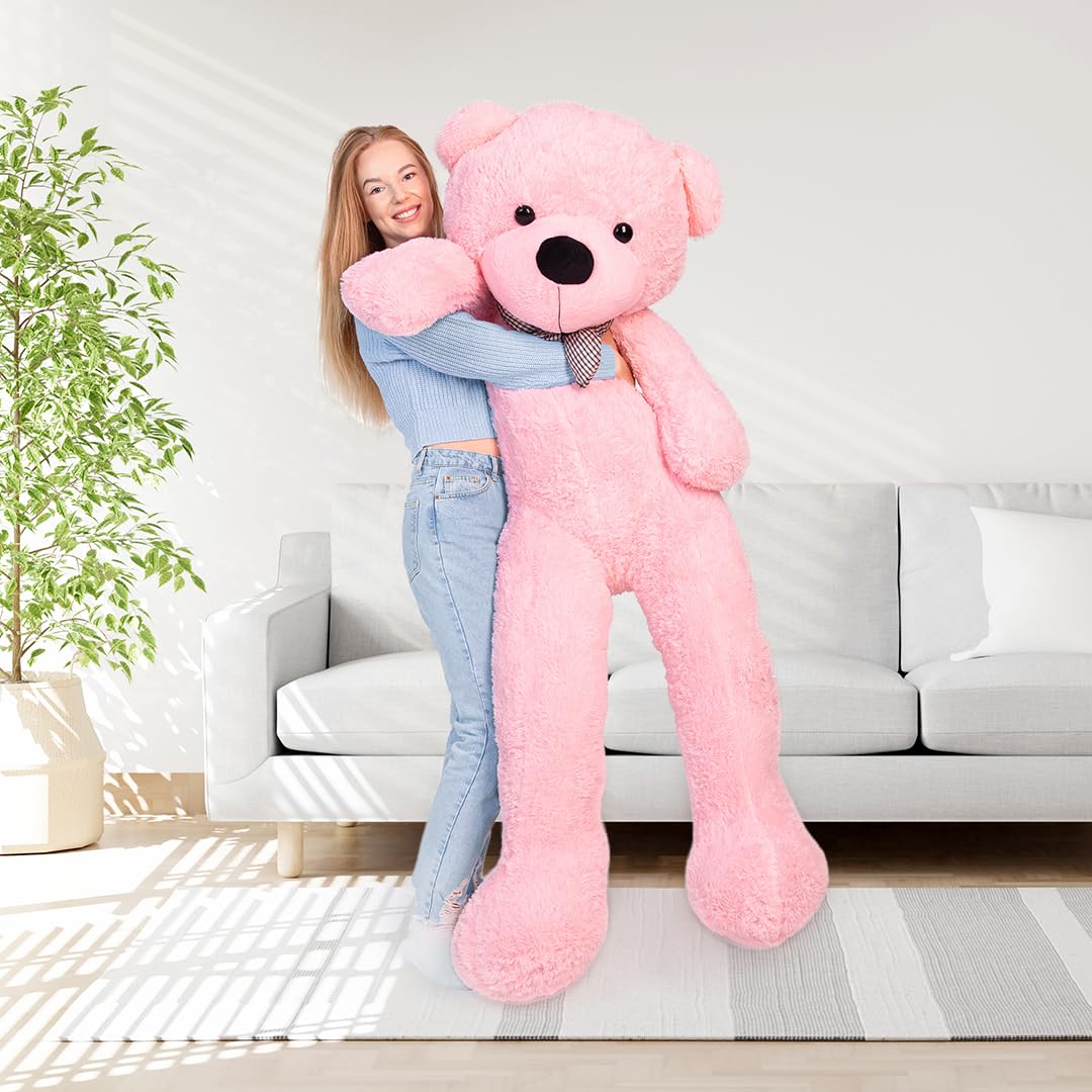 MAKOSAS Orsacchiotto morbido giocattolo per bambini (rosa, 180 cm)