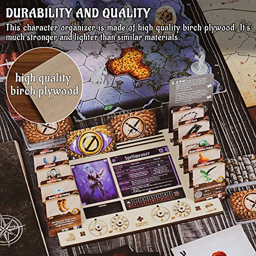 Feldherr Hero Dashboard Per Gloomhaven E Fauci Del Leone – Organizzatore Da Tavolo Stampato In 3D In Germania - 5