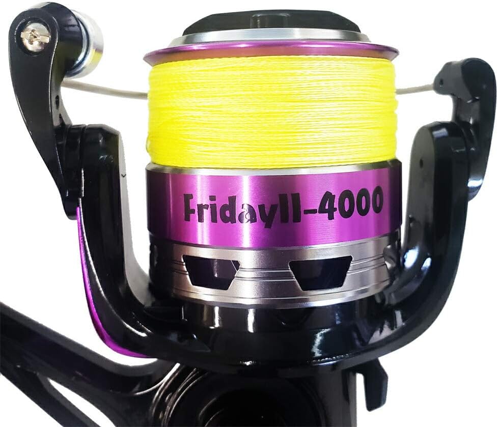 Amazon Peライン付リール Fridayspin 4000 1 5号150m Ori 9515 遠里 スピニングリール Amazon Peライン付リール Fridayspin 4000 1 5号150m Ori 9515 遠里 スピニングリール