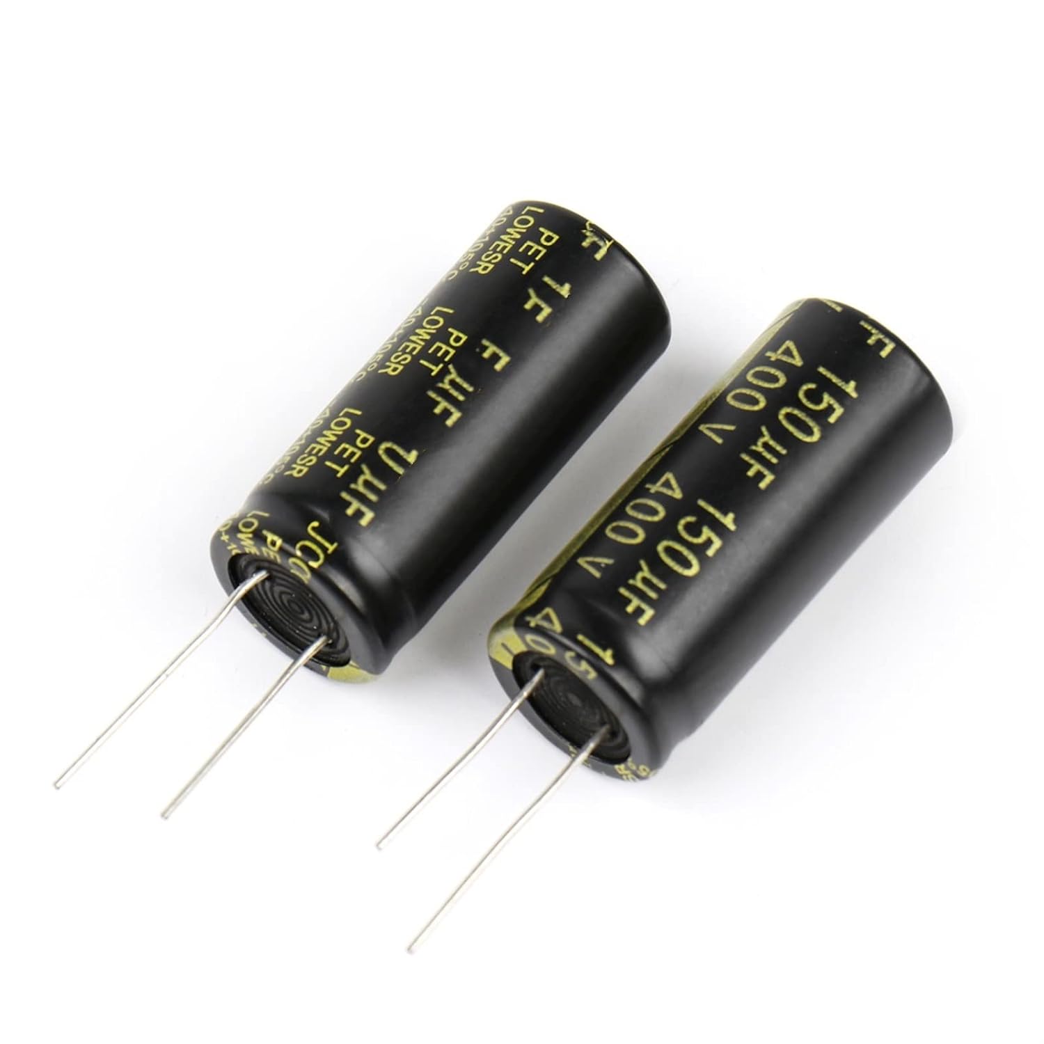 10Pcs Aluminum Electrolytic Capacitor 400V150UF 18x40mm High Frequency Low ESR Low Resistance Capacitors