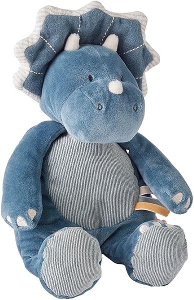 Noukie's - Doudou Enfant - Petite Peluche Ops Cannelle - Doudou Veloudoux - Taille Adaptée aux Enfants (25 cm), Bleu - 1