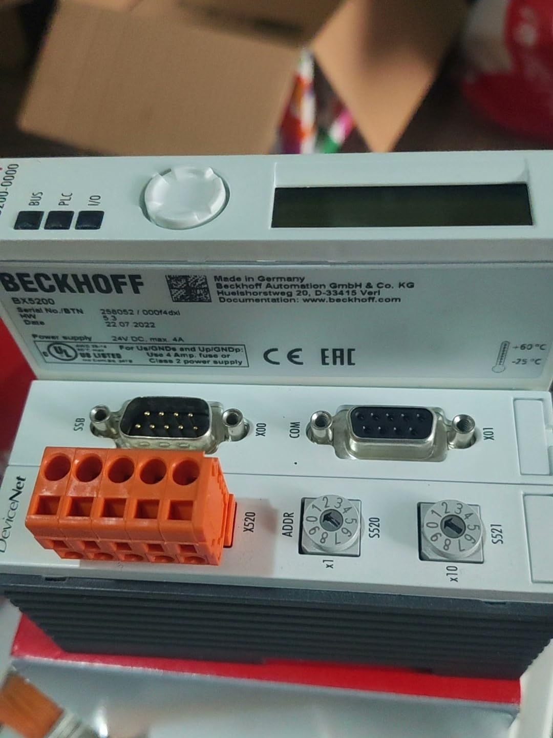 1 Pcs BX5200-0000(Used) Quality Assurance