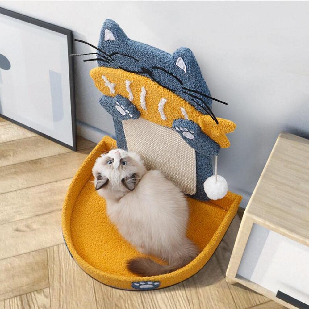 Albero da arrampicata per gatti Hanging Cat Scratcher Board Scratching Post Mat Toy Soft Bed Mat Claws Care Tiragraffi Giocattoli Mini Cat Scratch Toy Accessorie Tiragraffi, torre per gatti ( Color :