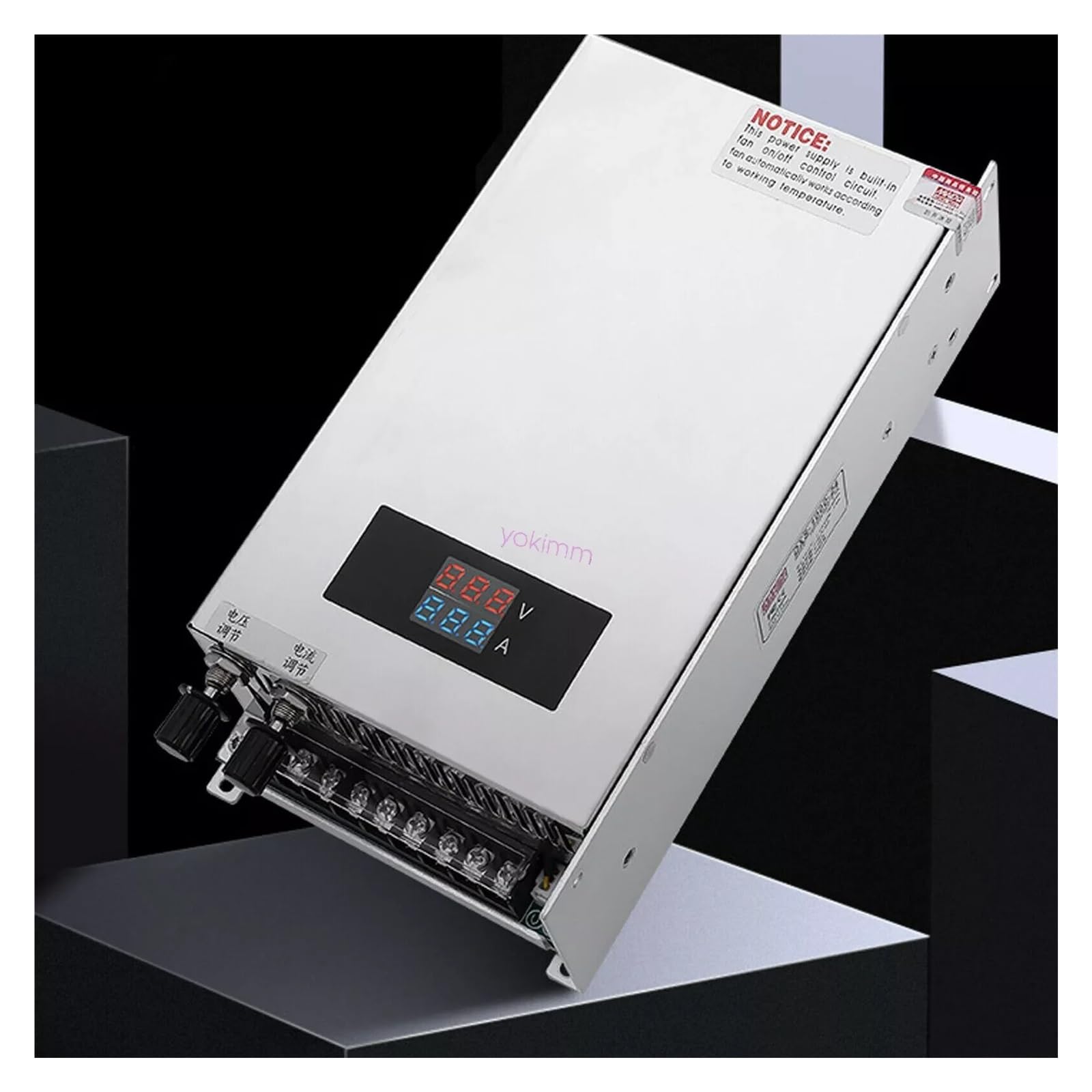 EDEDE Trasformatore LED Alimentatore Switching Regolabile AC 0-48V DC 1000W 48V 20A modalità di commutazione di Tensione e Corrente