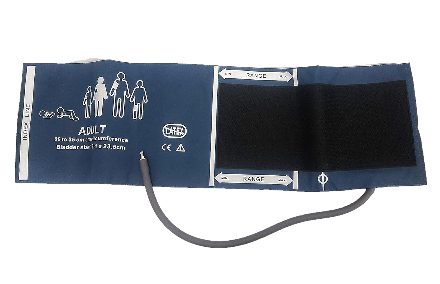 Universal Single Tube NIBP Cuff For Patient Monitors - Reusable, Green, 2-Year Warranty 12 thumbnail image