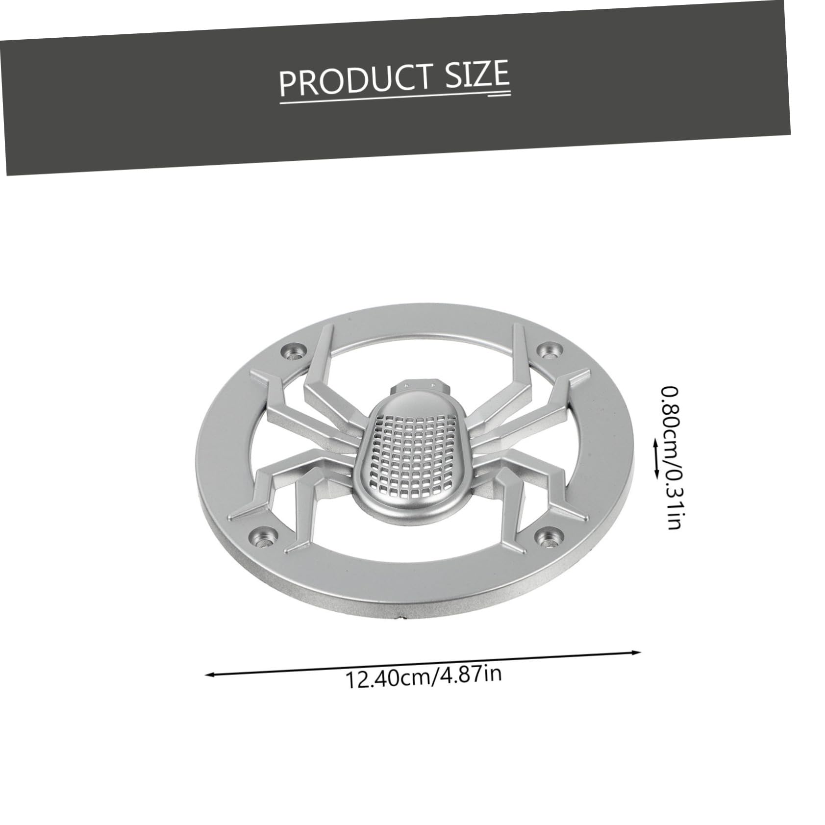 POPETPOP Spider Design Protective Speaker Cover Durable Mesh Decoration for Car Speakers Easy to Install for DIY Projects