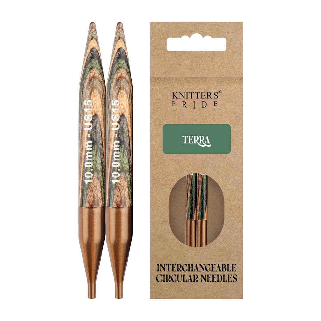Knitter's Pride Terra Interchangeable Knitting tip 13 cm, 10 mm - 1 piece