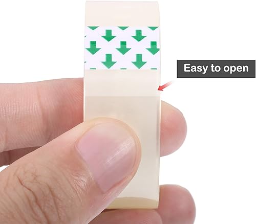 Miniatura 3 de Shappy 16 rollos de cinta transparente de repuesto de cinta transparente cada rollo de 3/4 x 1200 pulgadas de repuesto de cinta de regalo