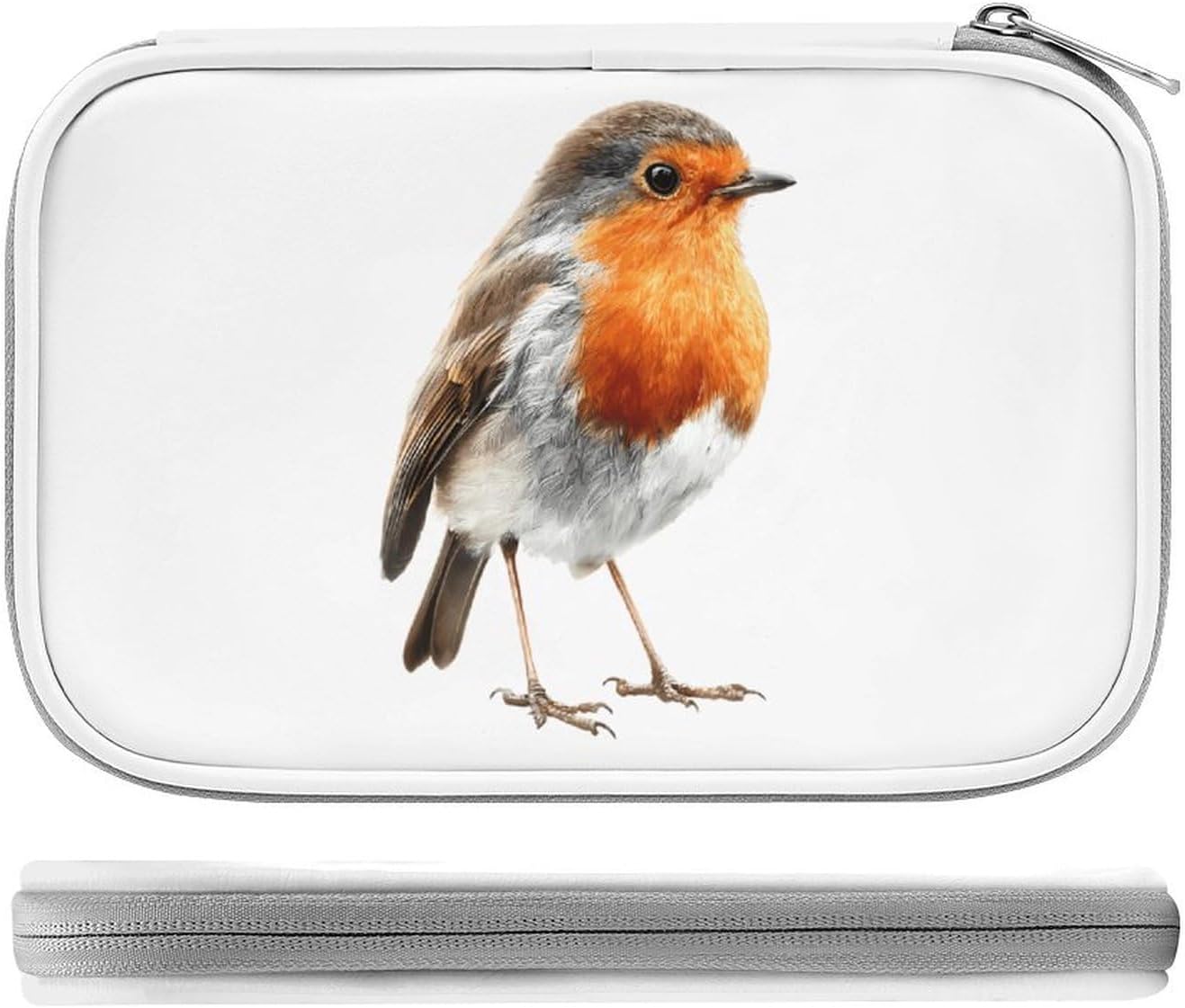 Robin Bird Cosmetic Bag Makeup Brush Organizer Bags