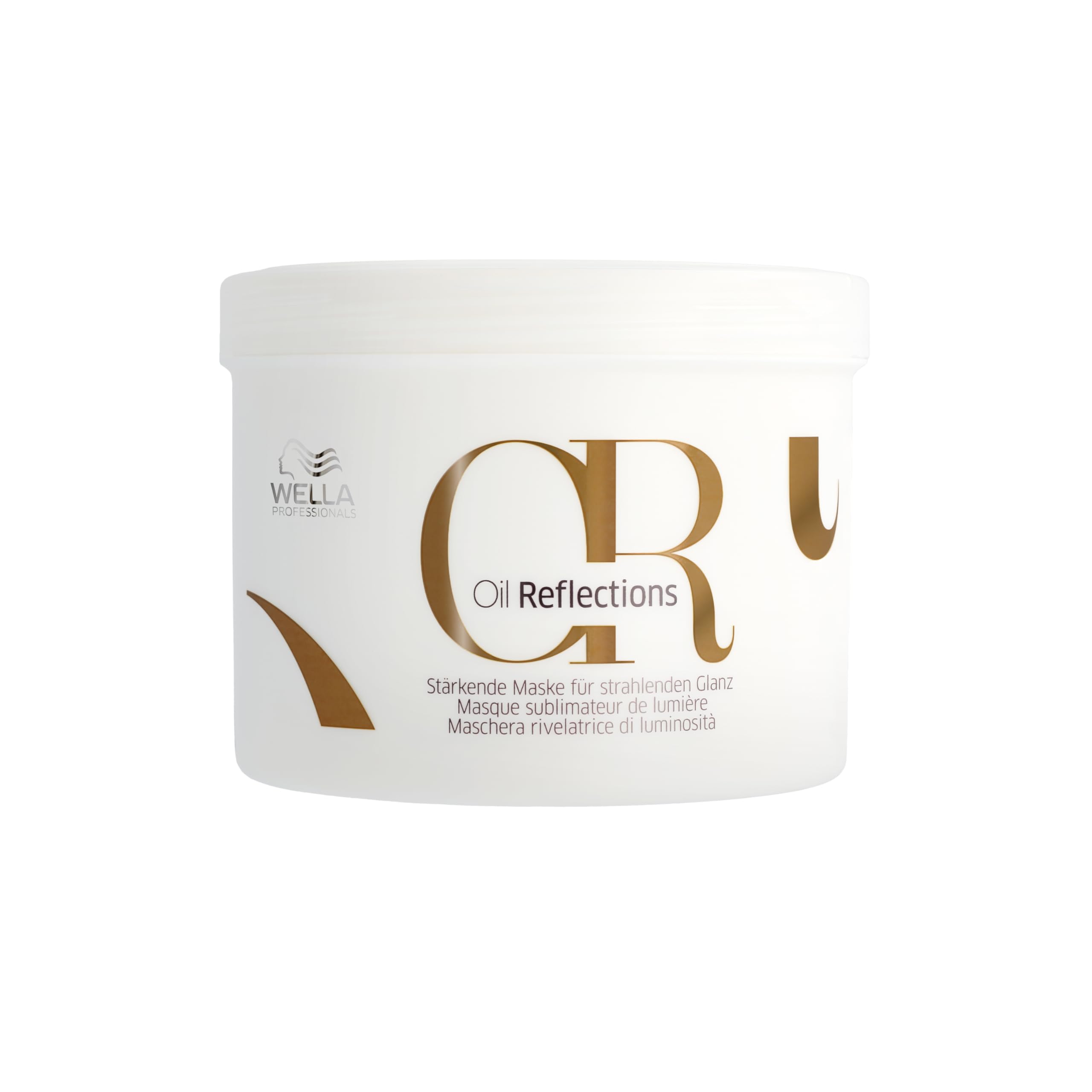 Wella Professionals Oil Reflections Luminous Reboost Nourishing Hair Mask - Deep Conditioning Hair Treatment - For Long-lasting Softness & Shine (500ml)