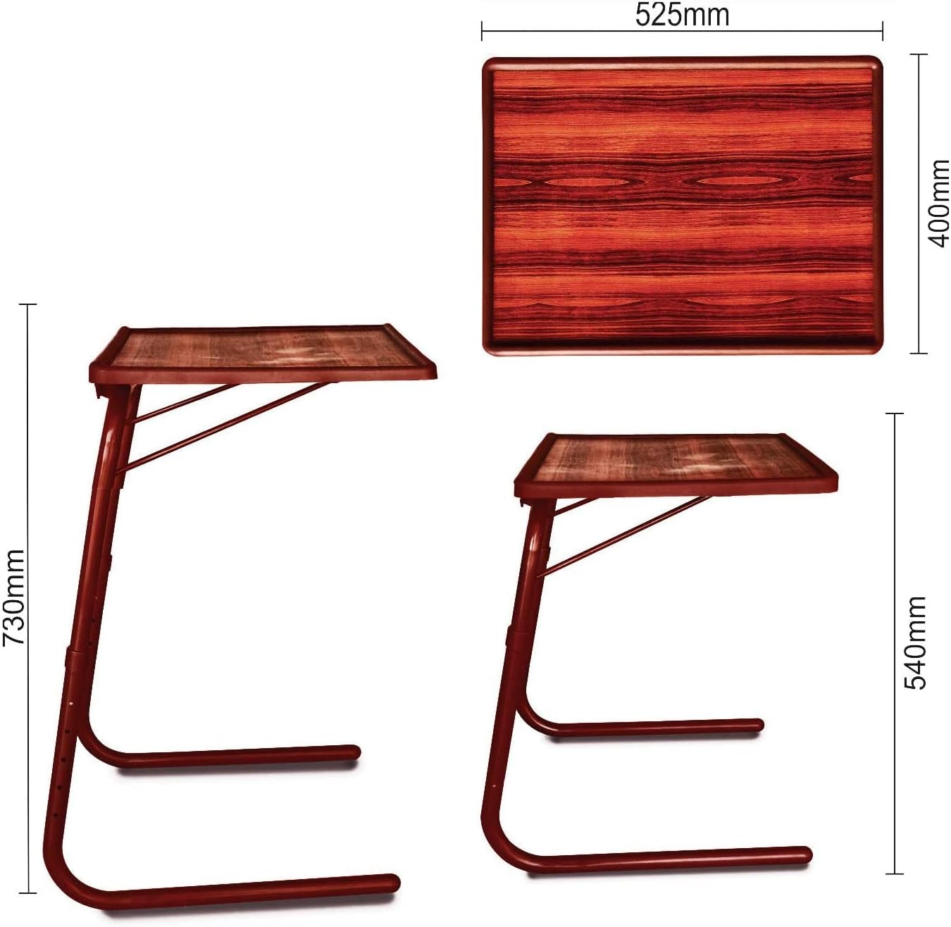 BUNNY BEAR FOLDING TABLE FOR STUDYING, OFFICE WORK AND OUTDOOR USE (Rose Wood)
