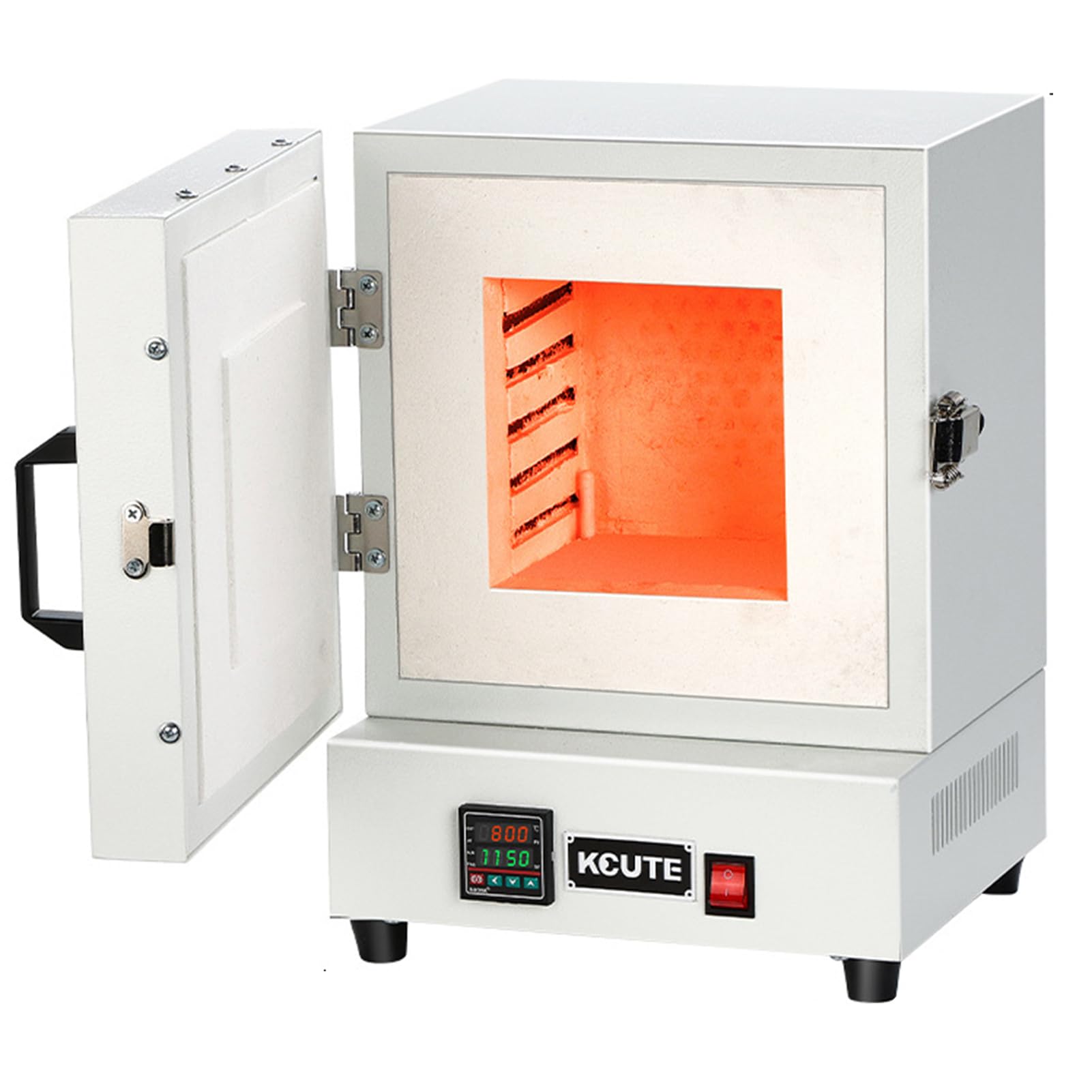 SHYFXHONG Muffle Furnace 1150℃, 2000W Metal Melting Furnace, Electric Kiln For Pottery At Home, High Temperature Electric Sintering Furnace For Metal/Ceramic/Plastic/Jewelry Treatment