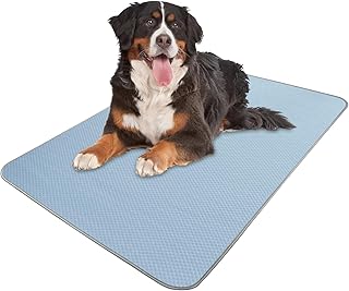 Buvlnee Summer Dog Cooling Mat Washable Ice Silk Self Cool Pad for Small Medium Large Dogs and Cats, Pet Sleeping Pad for Crate, Bed, Indoor & Outdoor Floor, Car Seats