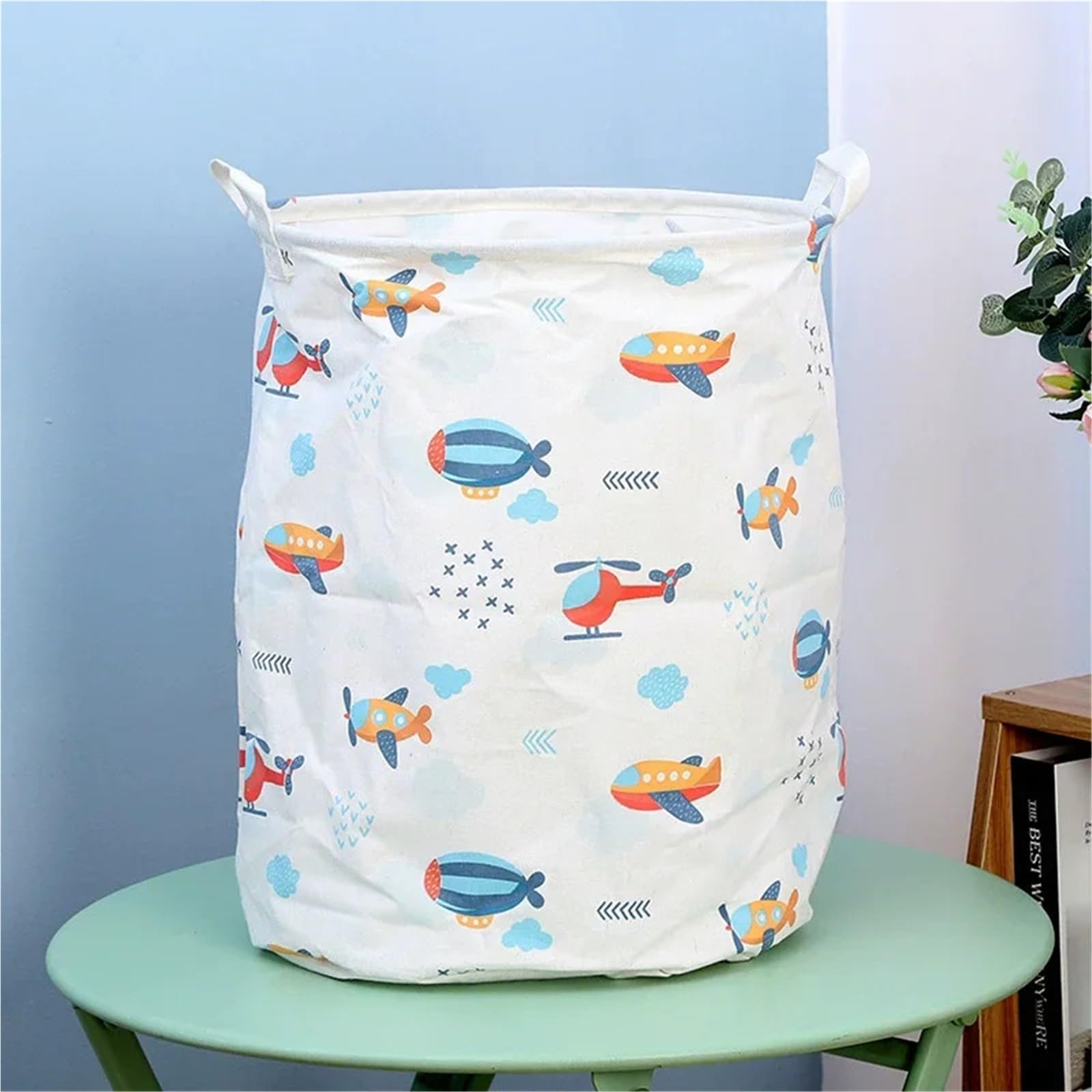 Aufbewahrungskorb, faltbarer Stoff-Wäschekorb, Aufbewahrungseimer Für Schlafzimmer(Color1)