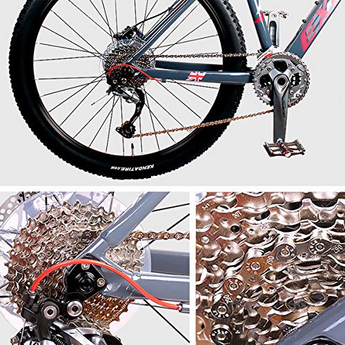 Farbetter Z10 10-Speed Bike Chain 1/2 X 11/128 Inch 116 Links, Electroplating Silver, Rust Prevention, With Magic Buckle #TOP3