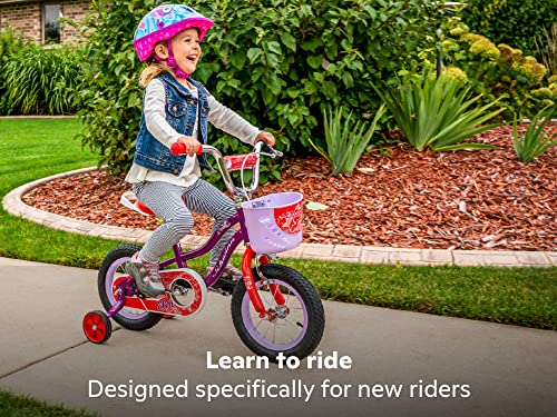 Image of Schwinn Elm Bike, 12 Inch Bike for Kids Ages 2-4, SmartStart Ergonomic Design for Kids, Adjustable Seat Grows with Child, Rear Coaster and Front Caliper Brake, Training Bicycle