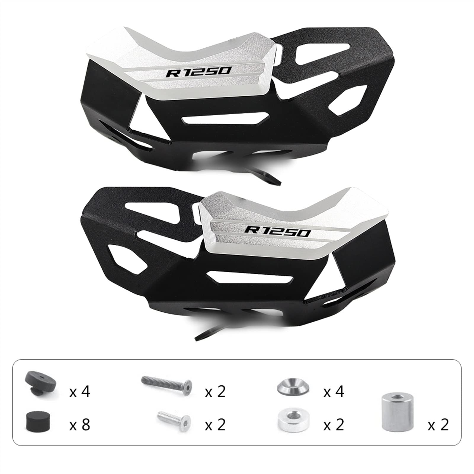 Voor Bmw R1250GS R 1250 Gs Lc Adv Adventure R1250HP R1250GSA 2019 2020 Motorfiets Motor Guard Cilinderkop Protector Cover motor (Kleur : Black R1250GS