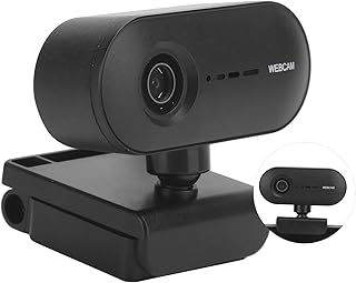 Câmera USB, Câmera HD Rotativa de 360°, Alta Definição Rápida 30FPS Conveniente para Videoconferência Win7/Win8/Win10