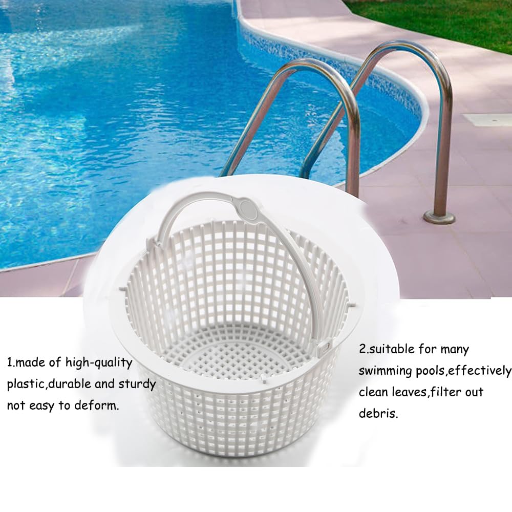 Panier d'écumoire de piscine polyvalent pour diverses piscines système de filt Panier d'écumoire de piscine polyvalent pour diverses piscines système de filt