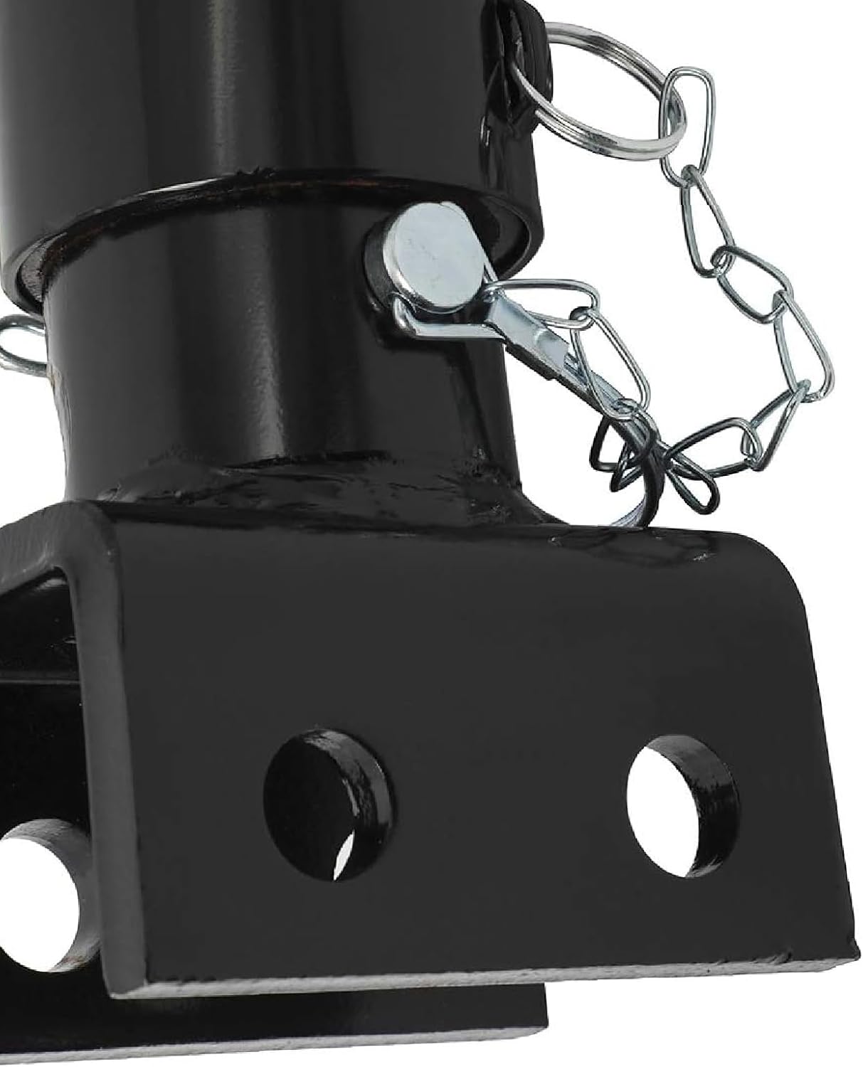 NovelBee 2" Adjustable Trailer Coupler with Bolts and Nuts,Heavy Duty Channel-Mount Trailer Coupler Hitch for Towing RV, Boat, Camper,Capacity 7,000 lbs