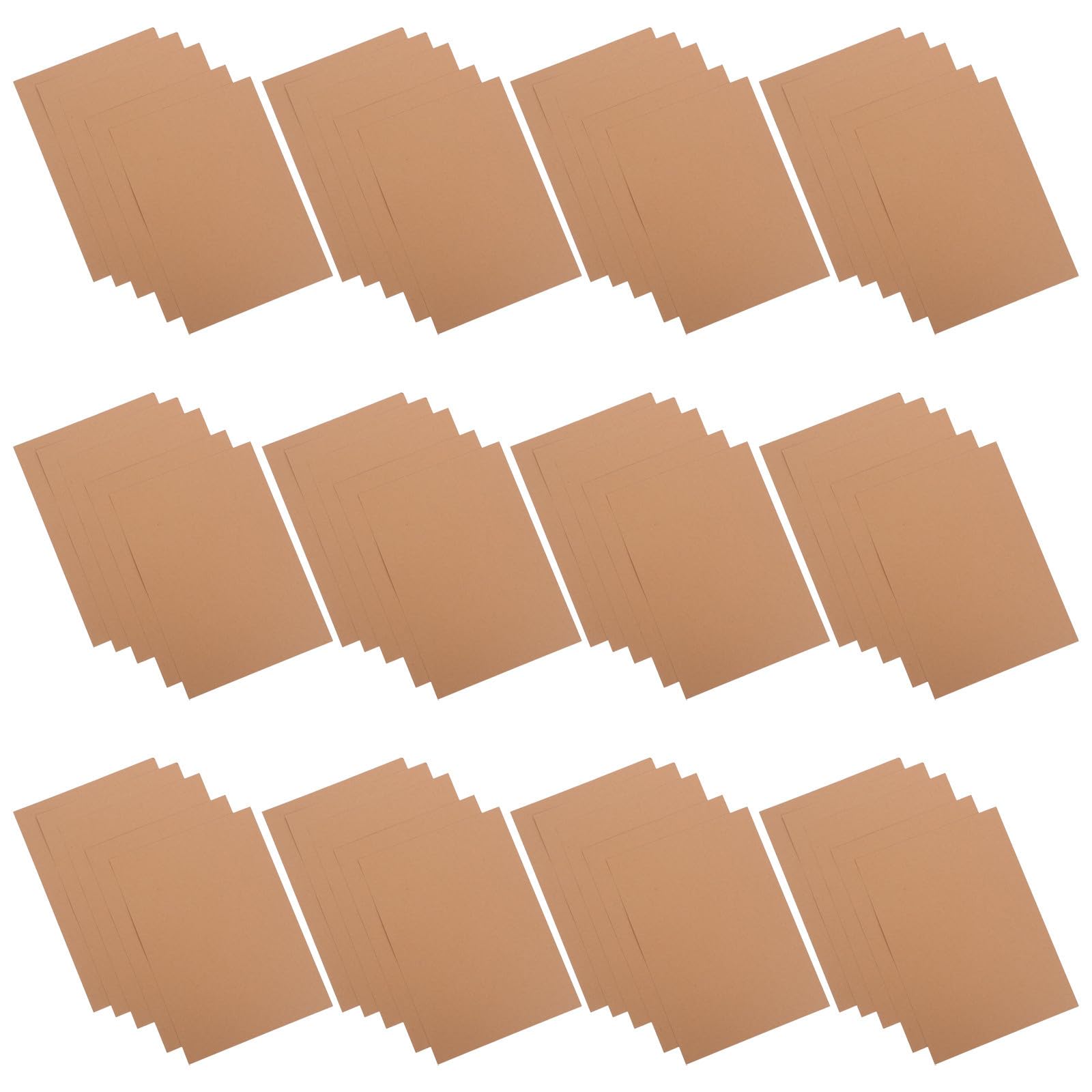 iplusmile Papel Kraft Cartulina A4 Superficie Lisa sin Recubrimiento 120 Hojas en Color Caqui Evita el Traspaso de Tinta, para Proyectos Creativos y Manualidades