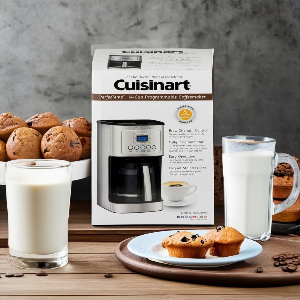 Amazon | Cuisinart 14-Cup Programmable Coffeemaker + FREE