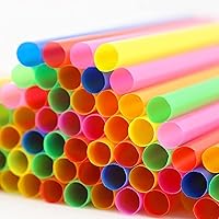 Vista 8 de Pajitas desechables, popotes desechables para batidos, ideales para reuniones familiares, fiestas de cumpleaños y reuniones de vacaciones, 300