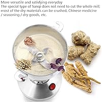 Vista 2 de Molinillo de café de elaboración totalmente automático Productos 100G Molino de grano de acero inoxidable Molino de grano de 30 segundos Molinillo