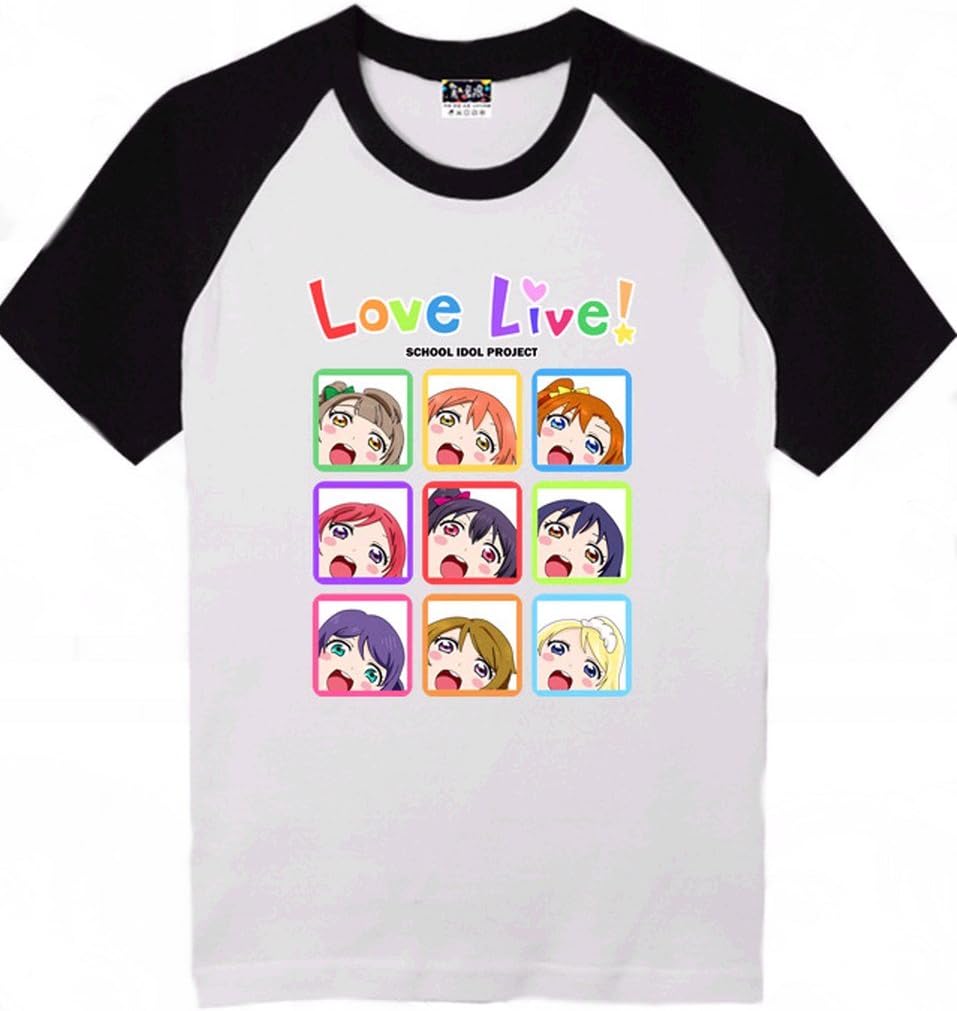 Love Live Kawaii Printing Short sleeves T-shirt Tee