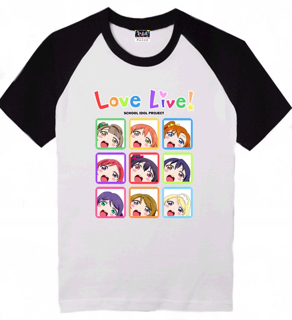 Love Live Kawaii Printing Short sleeves T-shirt Tee