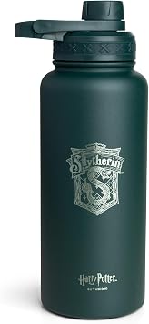 Smartshake Bohtal 960ml/32 oz, Durable Stainless Steel Water Bottle, Leak Proof Water Bottle BPA-Free Slytherin