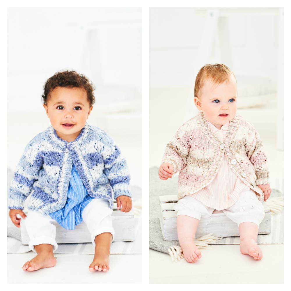 Stylecraft Baby DK Knitting Pattern - 9746 Cardigans - Birth to 5 yrs
