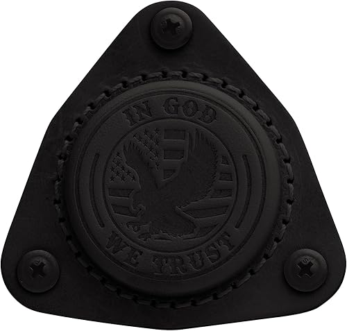 Soporte magnético para pistola para vehículo y hogar, fabricado en Estados Unidos, cuero hecho a mano, resistente y resistente, soporte magnético de