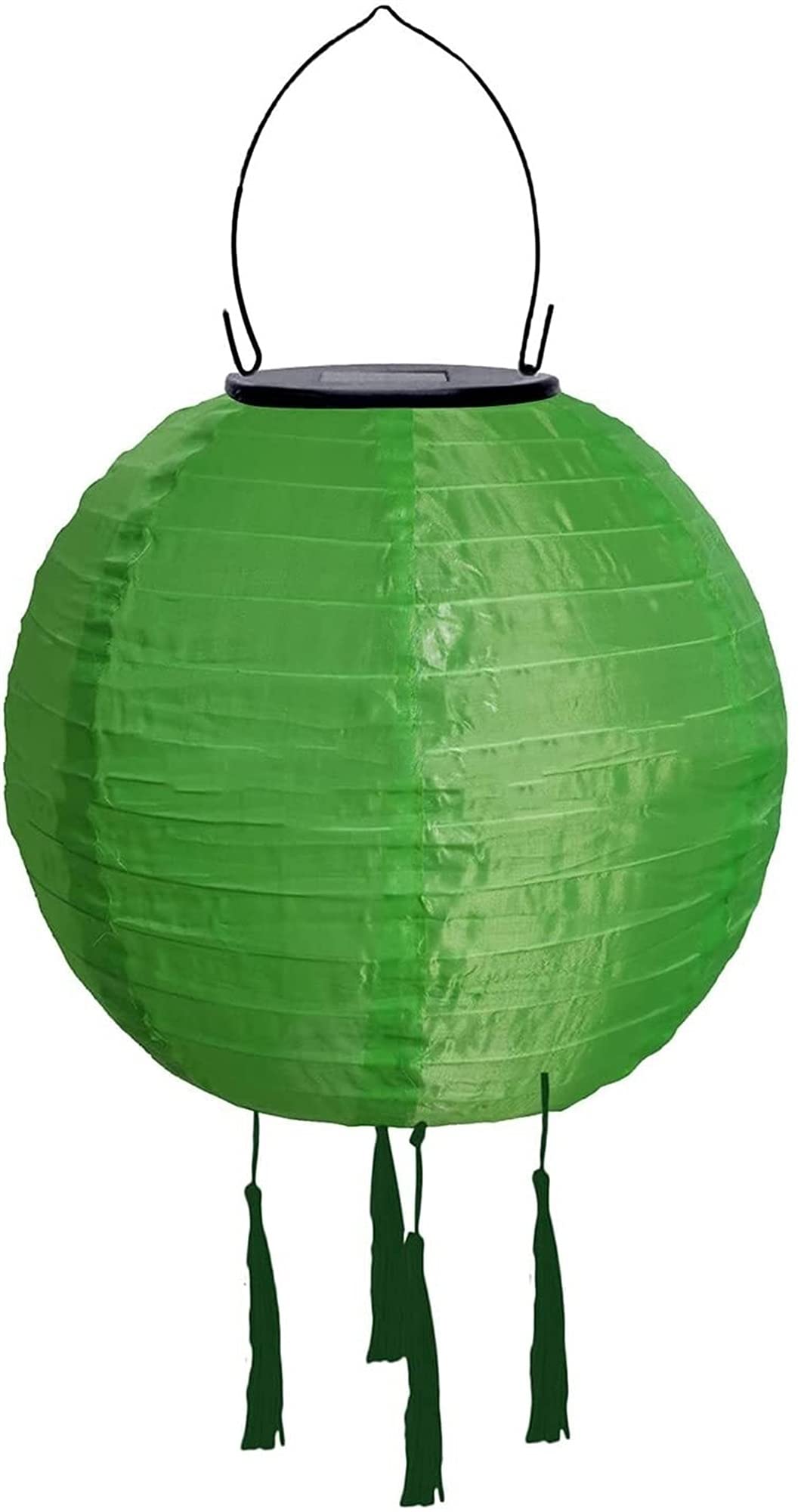 WHATON Chinese Lanterns With 4 Tassel Colorful Lanterns Solar Outdoor Solar Outdoor Weatherproof Hanging Garden Lantern Paper Lamps For Wedding Church Garden Party Decoration Terrace (Color : D, Siz