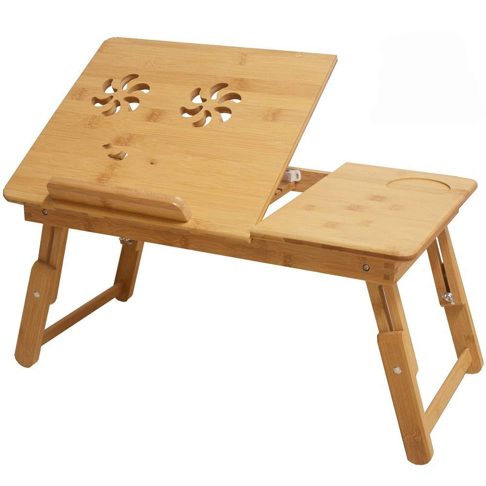 Multipurpose Laptop Portable Wooden E-Table For Study Reading