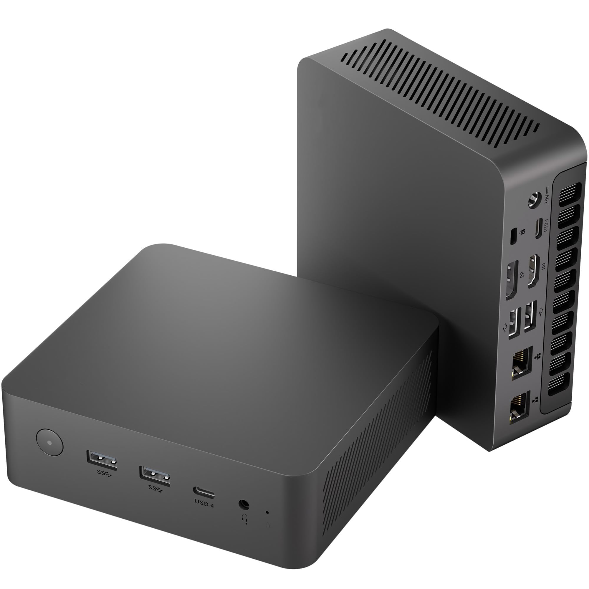 高性能 ミニPC Ryzen 7 Pro 8845HS Radeon 780M Glorlin Mini PC Ryzen 7 8845HS, 16G DDR5 RAM 500G SSD Mini