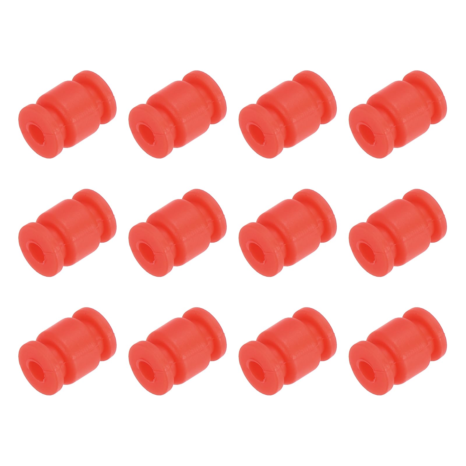 Muiltvoe Anti-Vibration Shock Absorption Damping Rubber s M3x13mm for RC Quadcopter FPV Gimbal Camera Mount, Black/Pack of 12